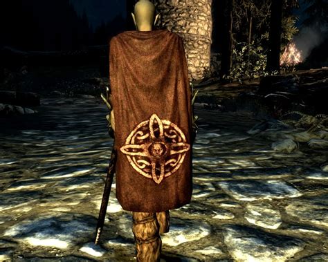 skyrim capes|skyrim shoulder cape mod.